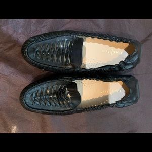 NWOT Cole Haan woven leather moccasin